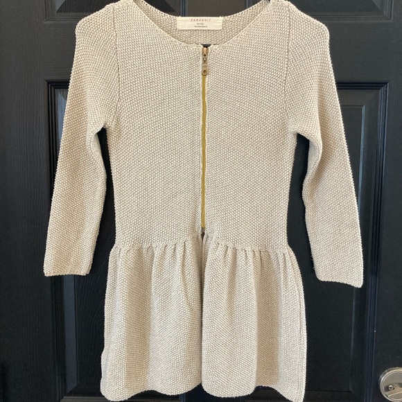 Zara Other - ZARAKNIT🍂Gorgeous girls zip up sweater.